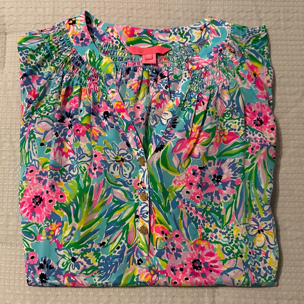 Lilly Pulitzer Elsa Silk Top